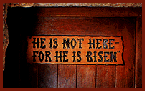 The sign on the door of the Garden Tomb, where Jesus may have been buried