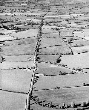 The Fosse Way - a Roman road in England